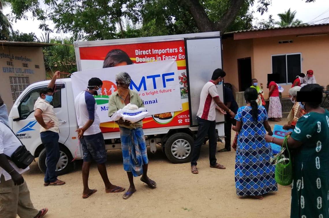 food rations distribution Jaffna